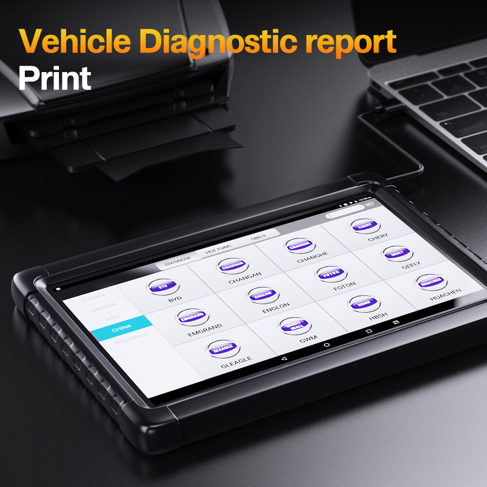 Car All System Bidirectional OBDII Scanner Diagnostic Scan Tool Code Reader ABS