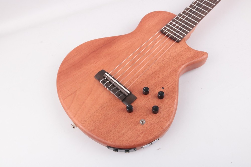 electric classical guitar Silent nylon string travel portable built in effect