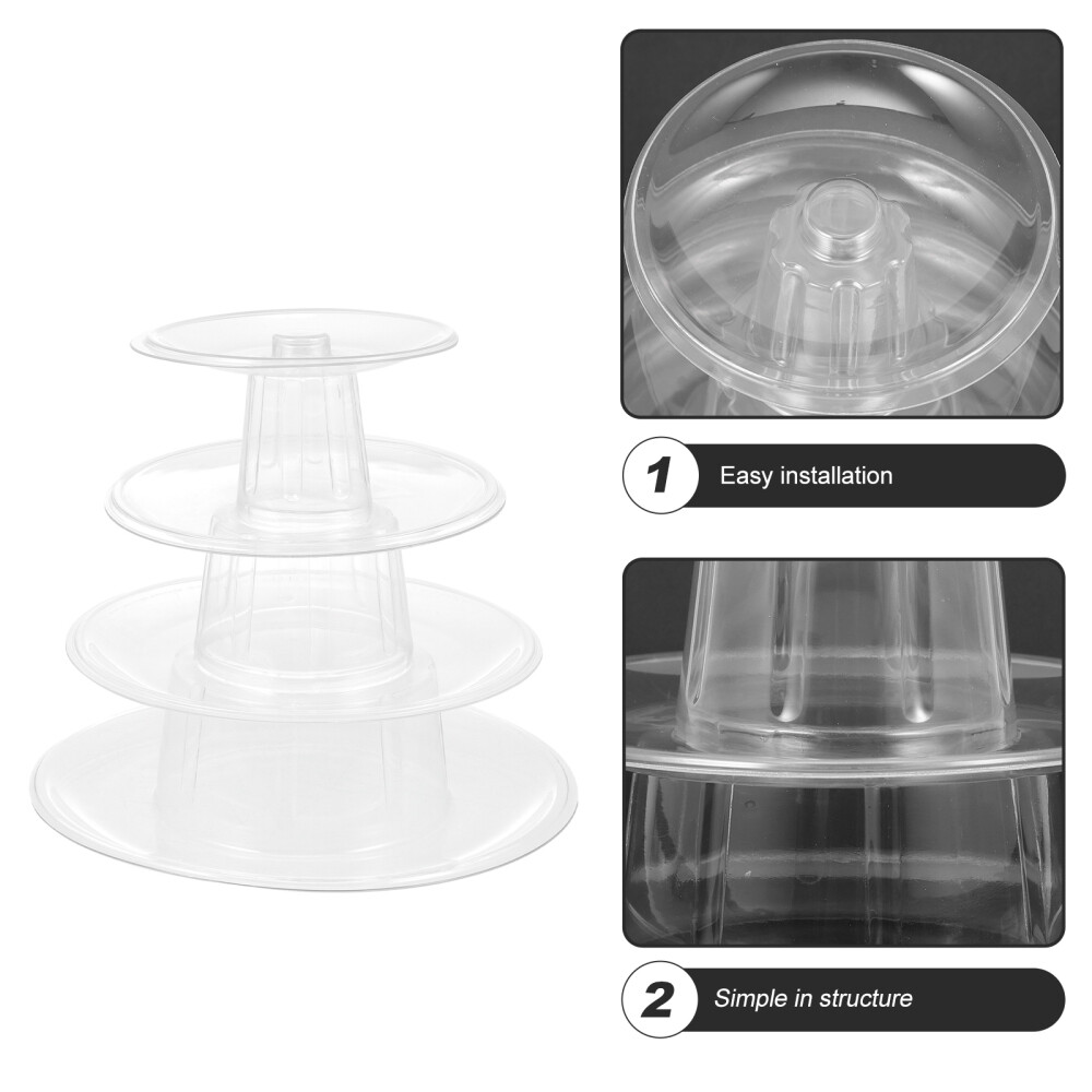 Desktop Buffet Stand Dessert Tower Cupcake Serving Platter Cake Tower