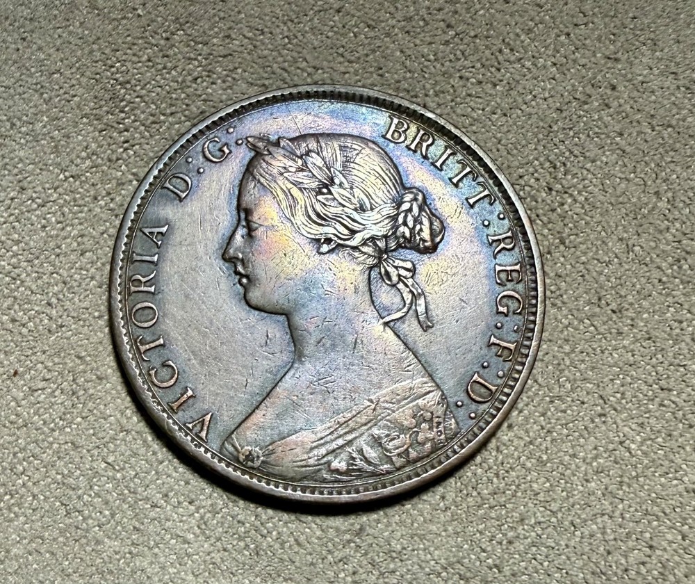1862 GREAT BRITAIN 1/2 Penny