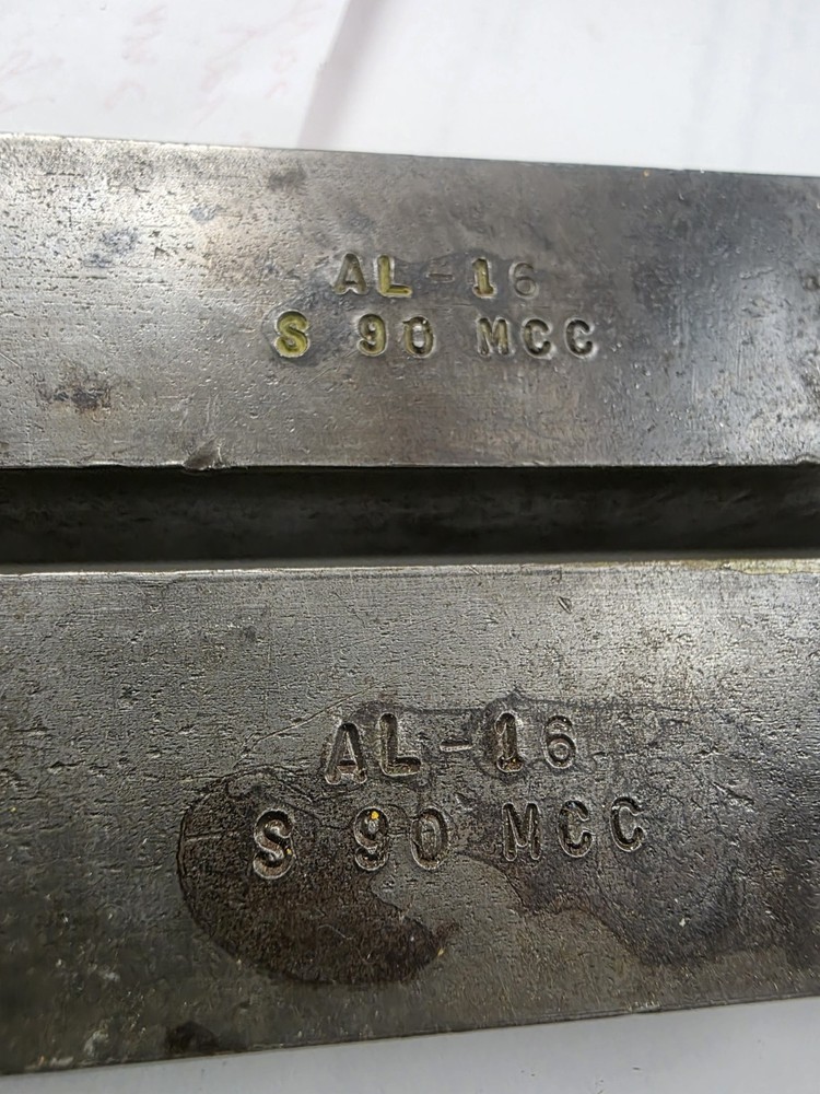 2 pcs Brazed Carbide 1" Square Lathe Tool Bits, OR LARGE FLYCUTTER BITS LH