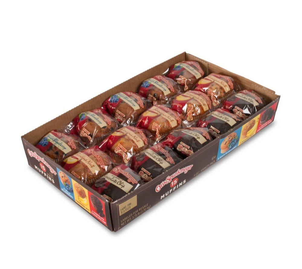 Otis Spunkmeyer Assorted Muffins 15 CT 60 OZ