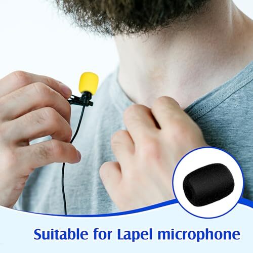 30 Pcs Mini Size Lapel Headset Microphone Windscreen Sponge Microphone Foam