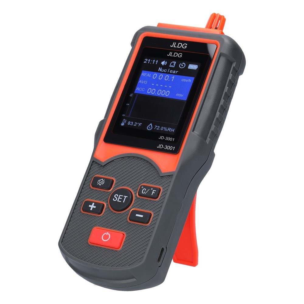 Geiger Counter and Electromagnetic Radiation Detector with Data Export Function