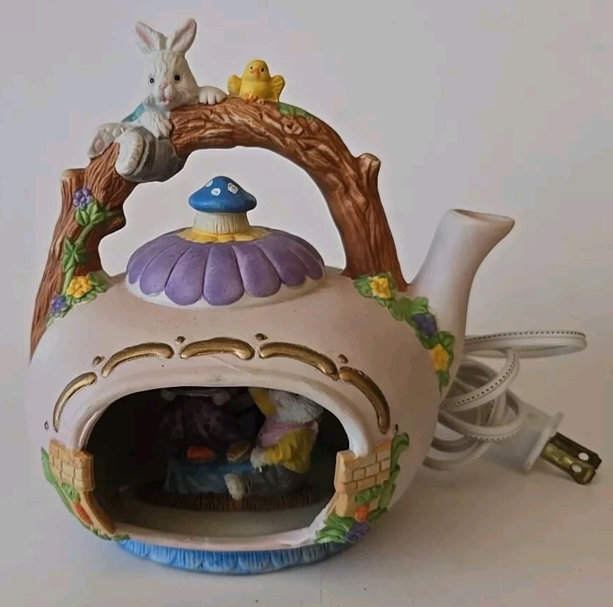 Bunny Rabbit Tea Pot Night Light
