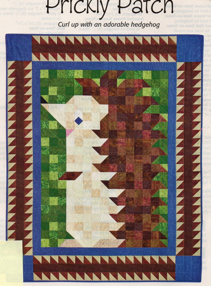 Prickly Patch Quilt Pattern Pieced DS