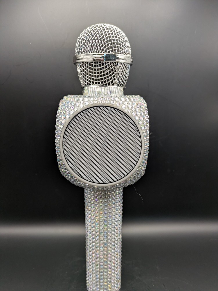 MVMT Bling Karaoke Microphone & Speaker Bluetooth - Tested in Good Working Cond.