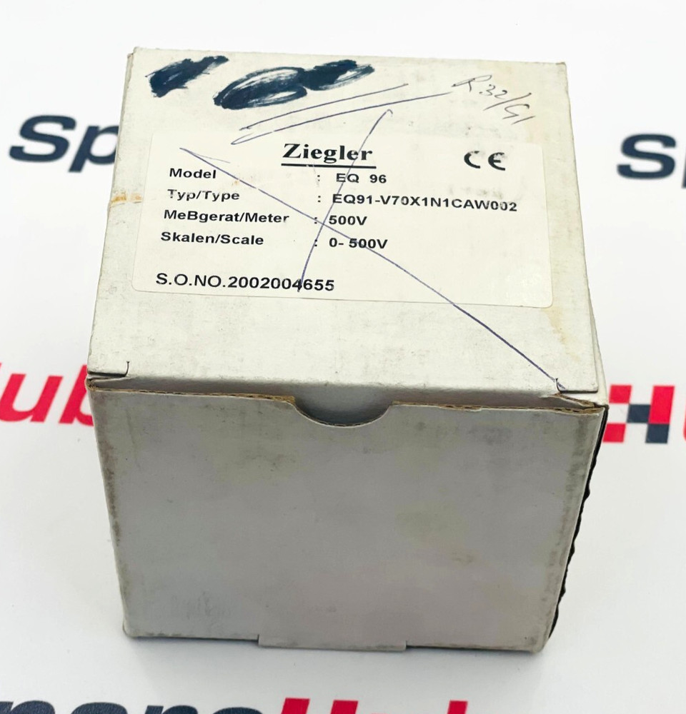 ZIEGLER EQ96 Analog Voltmeter