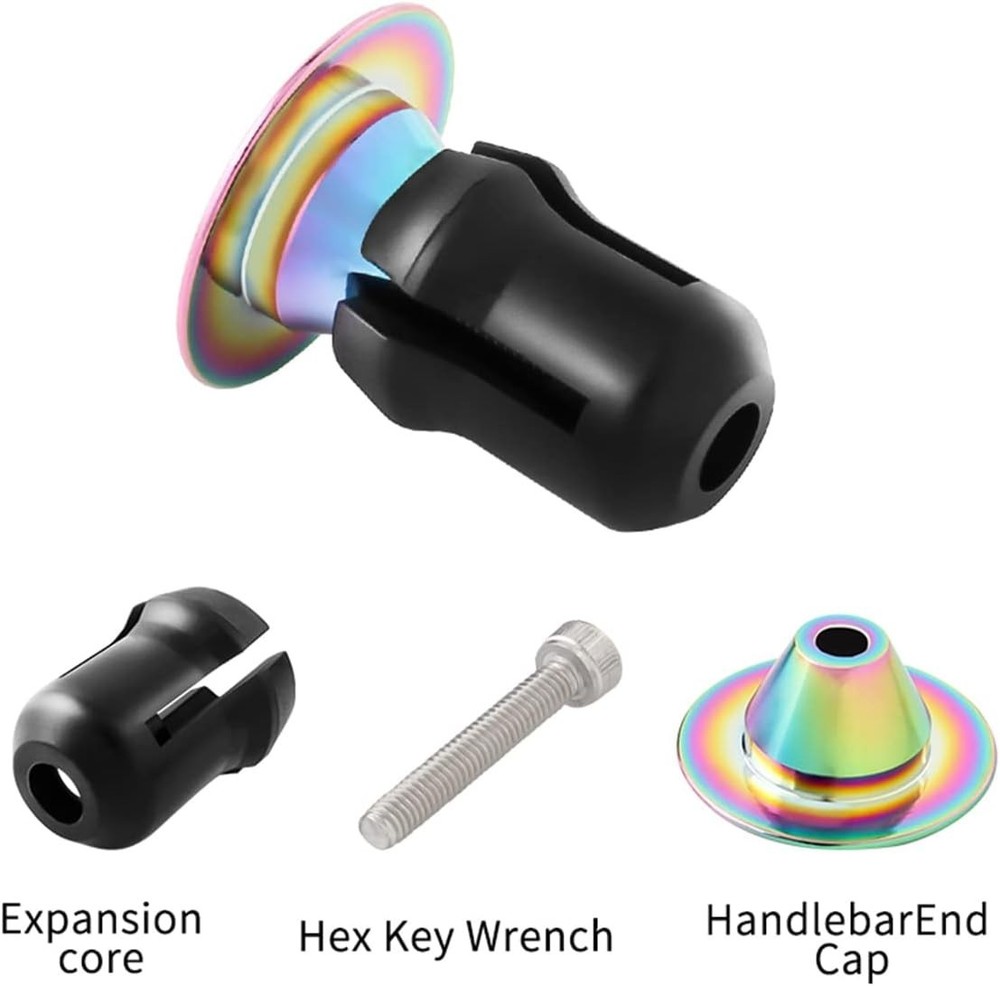 Aluminum Bicycle Handlebar Plugs - Easy Install for Optimal Performance