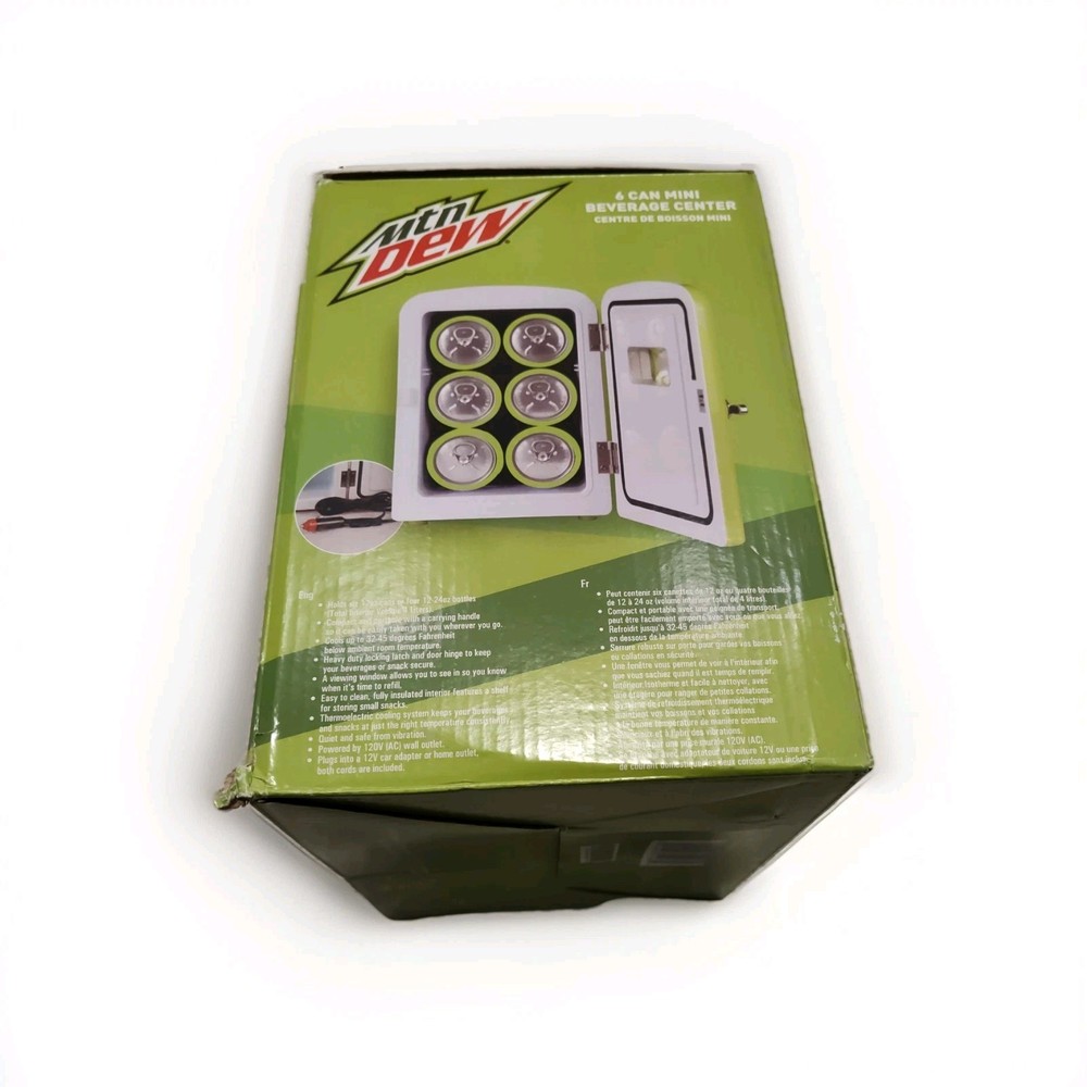 2020 Mountain Dew MIS134MD 6-Can Mini Fridge - Open Box NEW