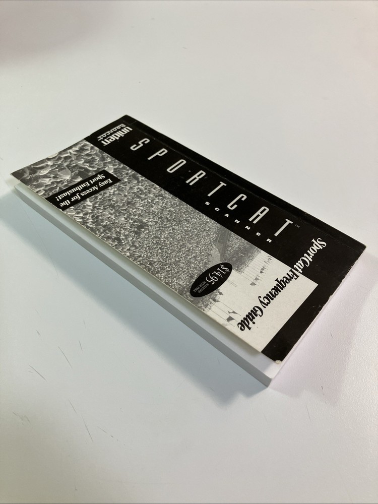1994 Uniden Bearcat SportCat Frequency Guide