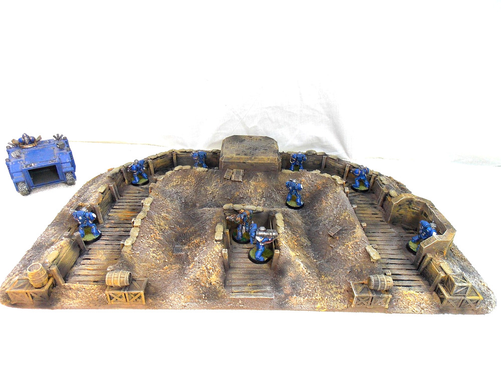 WARGAMING TERRAIN PAINTED ADVANCE ORDERS TRENCH SYSTEM