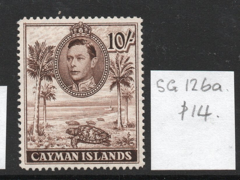 Cayman Islands George VI Sg126a lightly hinged.