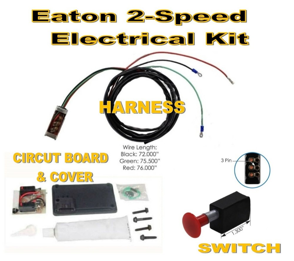 Eaton Spicer 2-Speed Electrical Kit (Circut Board - Harness - Switch)