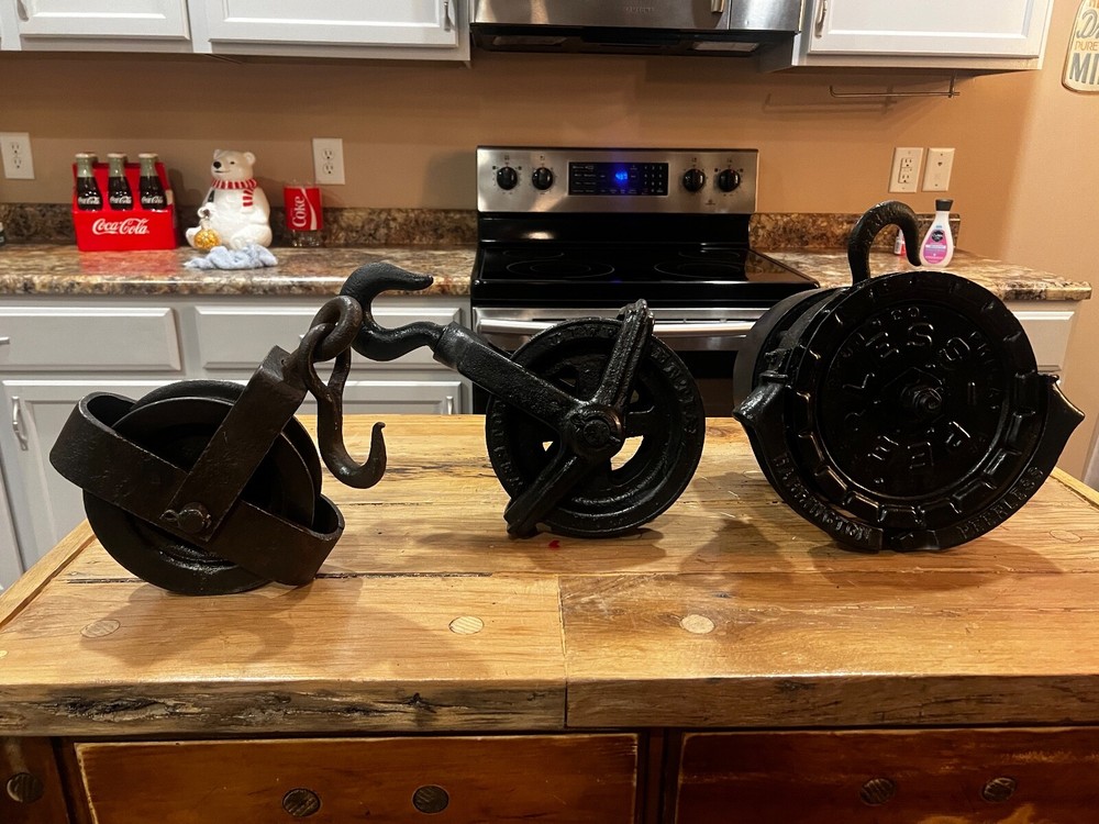 Vintage Peerless 1/2 Ton Pulley System