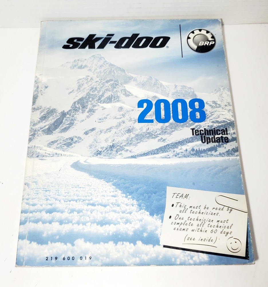 2008 SKI DOO Technical Update Book Manual OEM 219600019