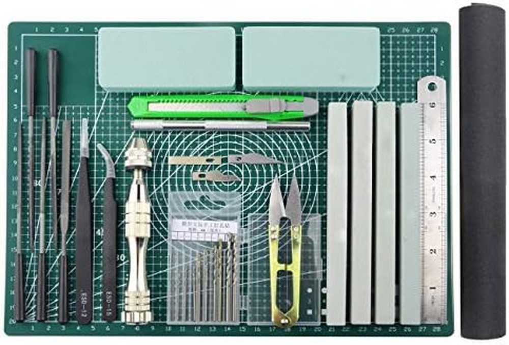 Professional 25 PCS Model Tools Kit Modeler Basic Tools Craft Set Hobby Building