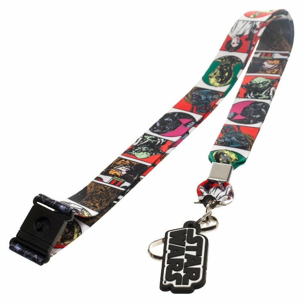 Star Wars Characters Charm and Lanyard
