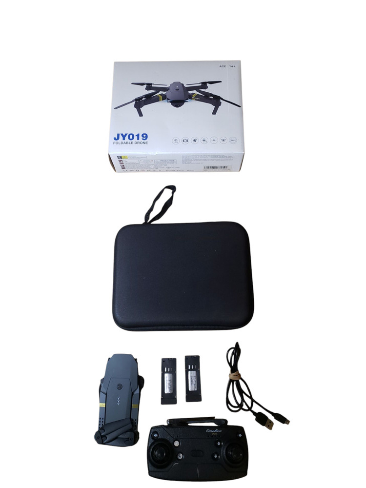 JY019 Foldable Drone With Accessories tested working great