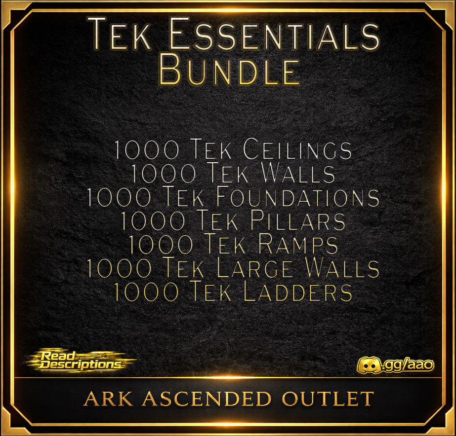 Tek Essentials Bundle-Ark Survival Ascended PVE-Tek Structures-Official-AAO