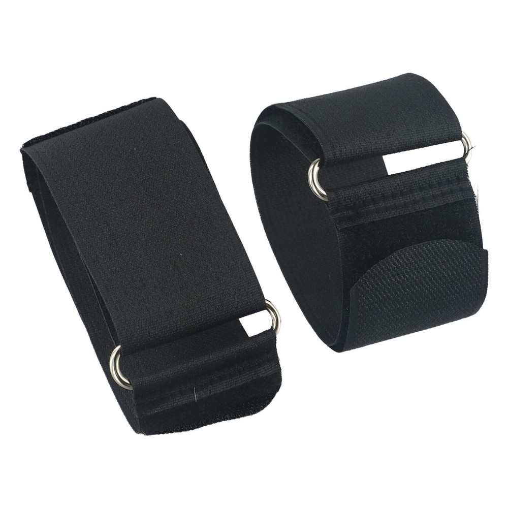 2pcs Rowing Machine Pedal Straps Adjustable Leg Straps for Elliptical Bikes