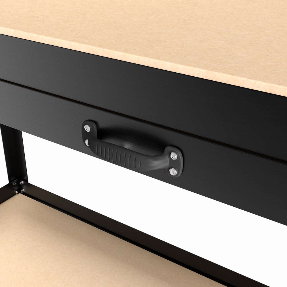 47" Heavy Duty Workbench Adjustable Height Work Table 300lbs Load w/ Drawer