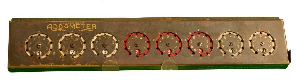 RELIABLE ADDING MACHINE & TYPEWRITER CO. CHICAGO "ADDOMETER"  C1950 REF: 9283H