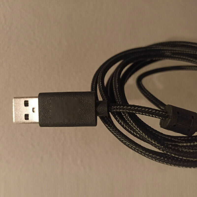 USB Charging Cable Data Braided Cord For Logitech G502 Wireless Gaming Mouse