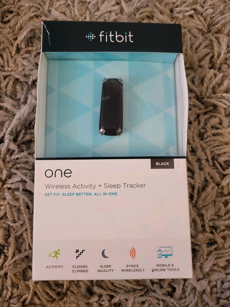 Fitbit One Wireless Activity + Sleep Tracker Black New Open Box