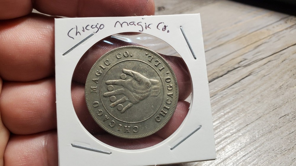 Antique Chicago Magic Co. circa 1920's Magic Coin