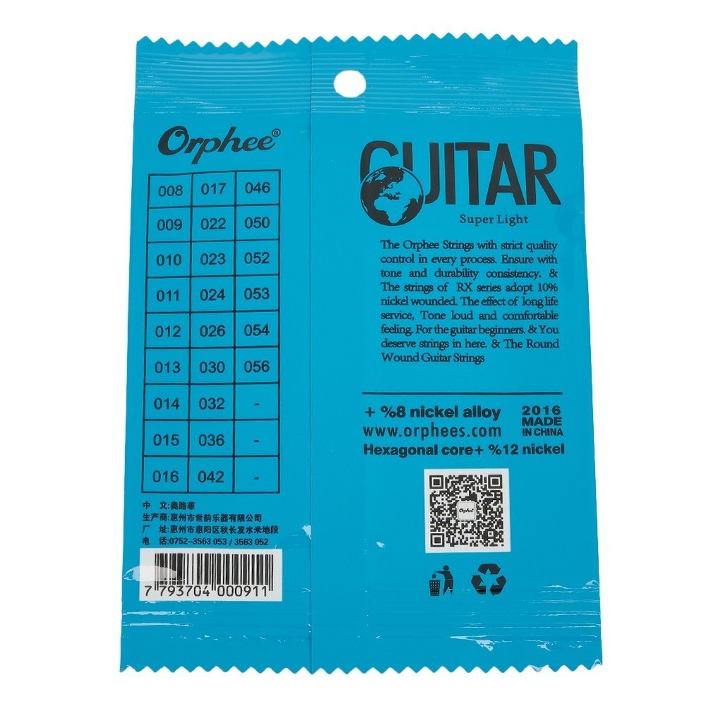 High Quality Guitar String Orphee Single Strings Practical Replacement