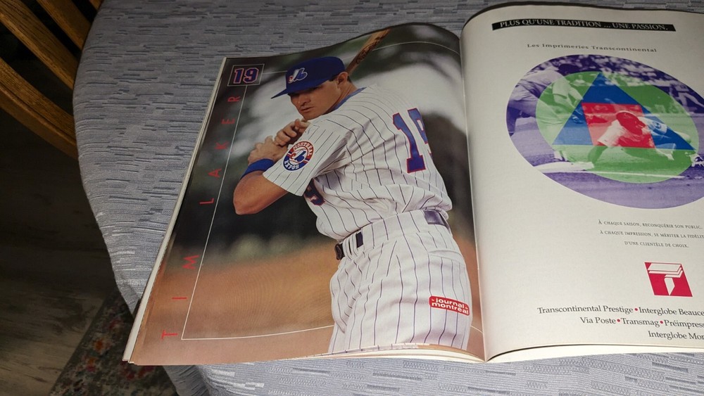 1993 Montreal Expos Baseball Program/Magazine EH