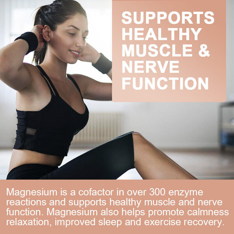 Triple Magnesium Complex 300Mg - Improves Sleep, Energy and Immune Support 120PC