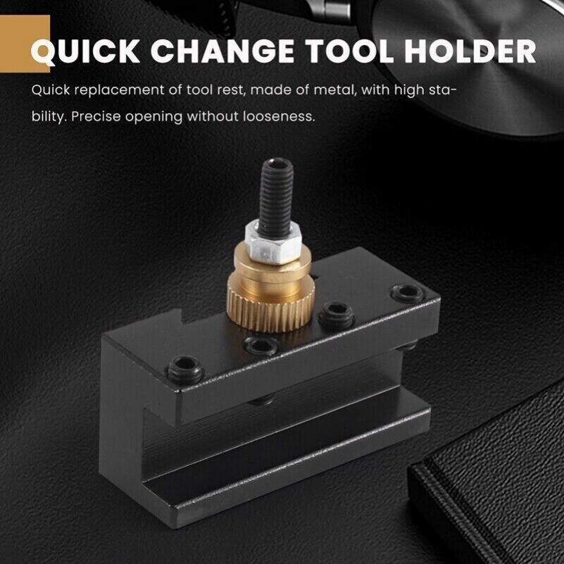 6PCS Tooling Package Lathe Change Tool Post & Holders Multifid Tool---