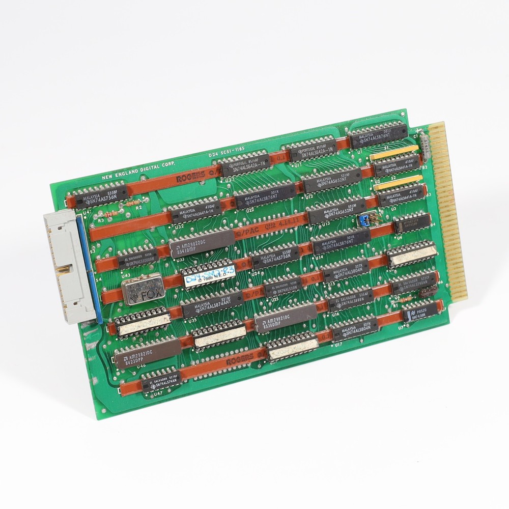 New England Digital Synclavier D24 SCSI Computer Bin Card