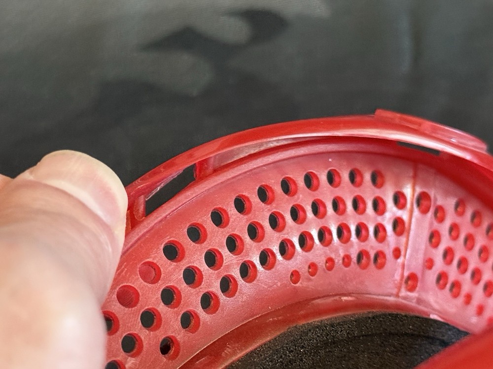JT Spectra ProFlex Goggle Frame - RED DATE 07/2004