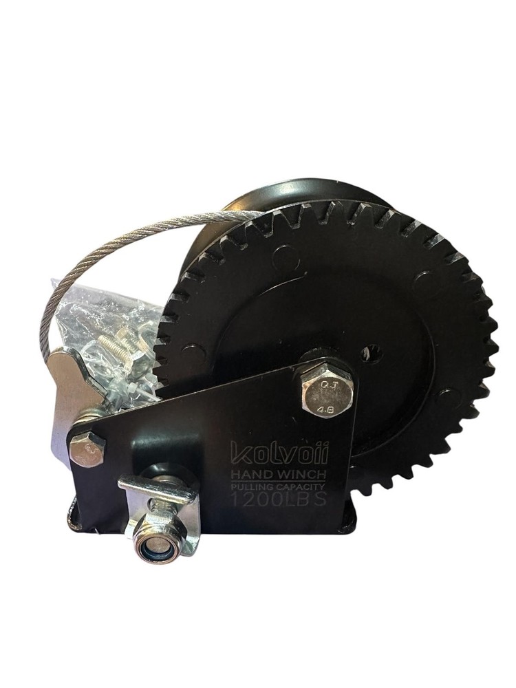 kolvoii hand winch pulling capacity 1200 lbs