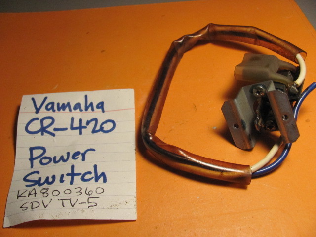 📈YAMAHA KA800360 POWER PUSH SWITCH CR-420 STEREO RECEIVER
