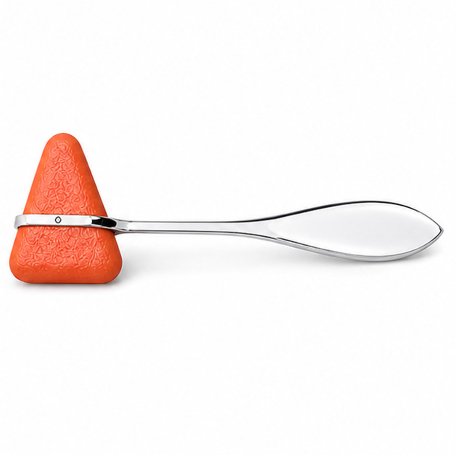 Taylor Percussion Hammer 7.5 in Chrome Handle Reflex Diagnostic Tool Orange