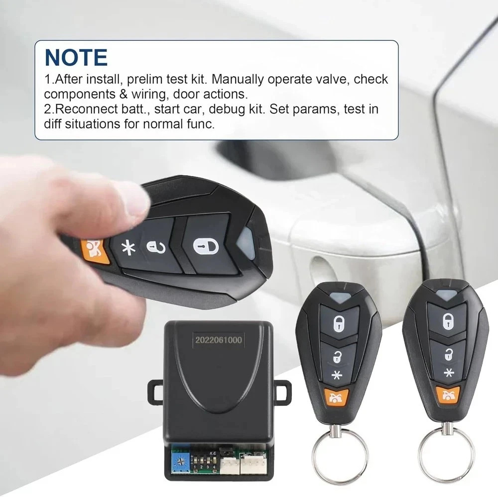 CARMOCAR Shaved Handle Door Popper Kit 2 With Remote ONE SET 85 lb