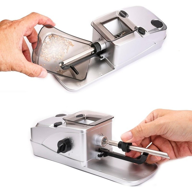Cone Rolling Machine Manual Grinder Pre-Roll Holder Metal Case Efficient Filling