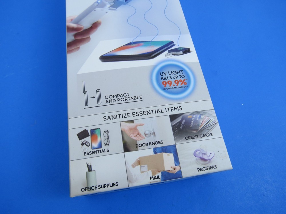 SHARPER IMAGE UV Light Portable Foldable BRAND NEW SEALED