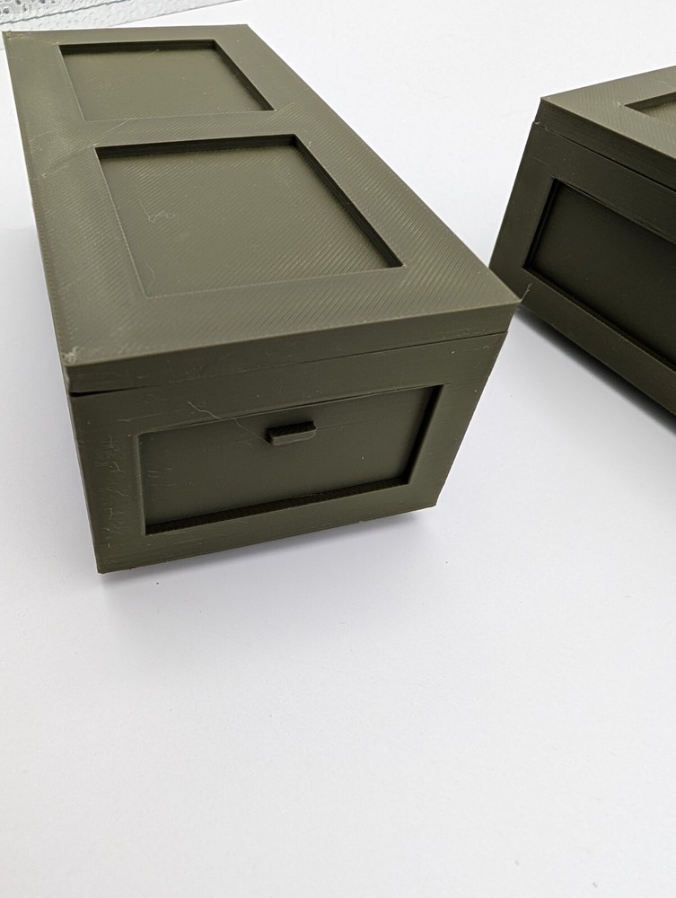 3D Printed Ammo Boxes / Footlocker style - 9mm - 36 Rounds - Stackable
