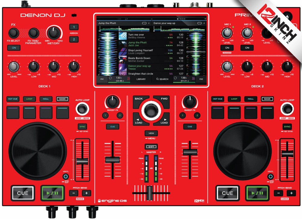 Denon Prime GO Skin - red