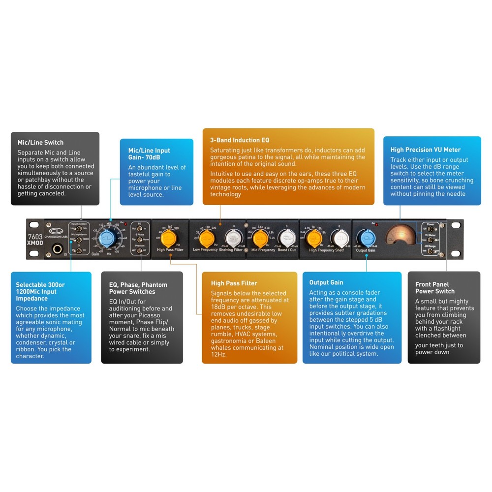 Chameleon Labs 7603 Microphone Preamp and EQ
