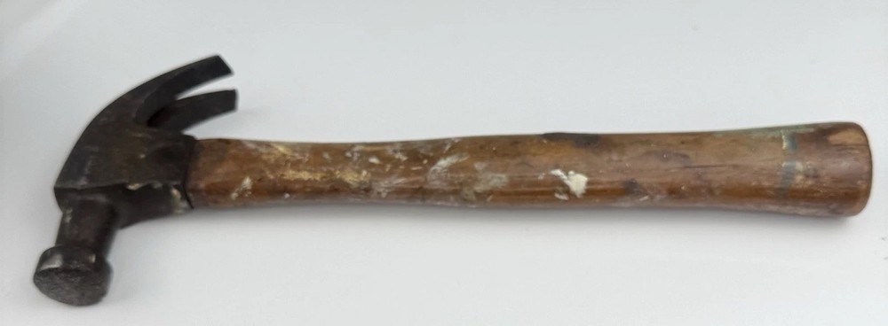 VINTAGE ECLIPSE curved claw Hammer Wood Handle 13.5"