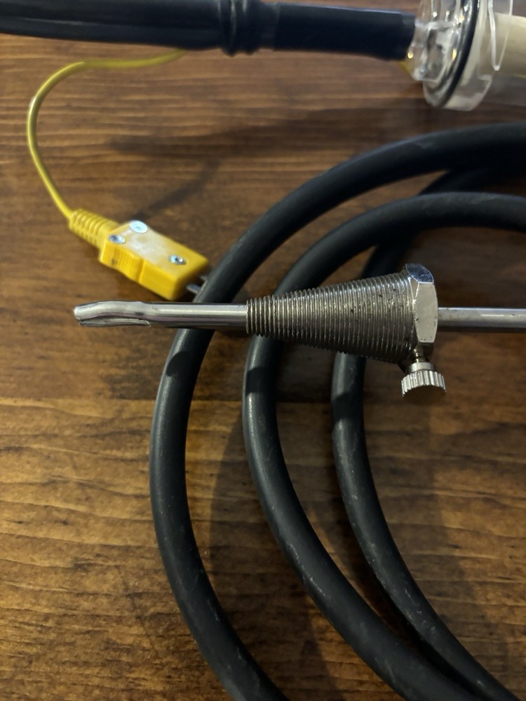 TPI 708 Combustion Efficiency Analyzer with Probe, Accessories, Case, Manual