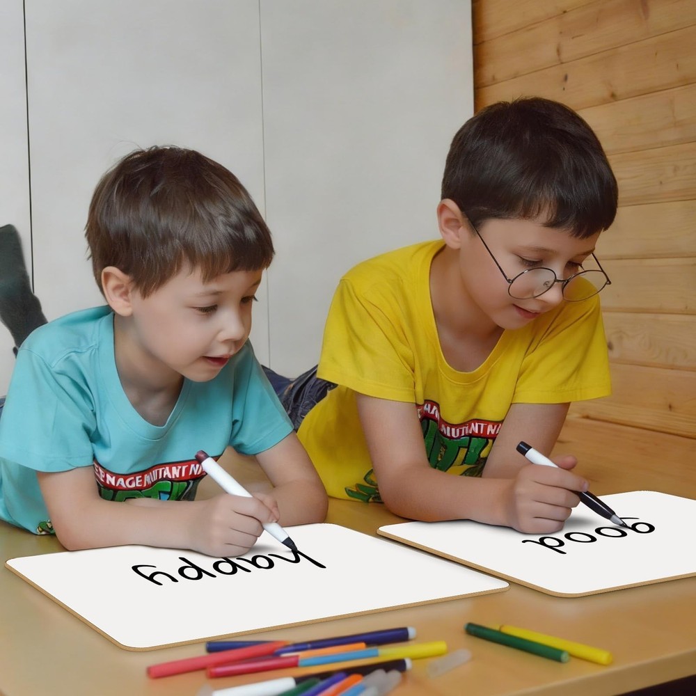 Small White Board Portable 9"x12", Personal Whiteboard for Students Mini Size...