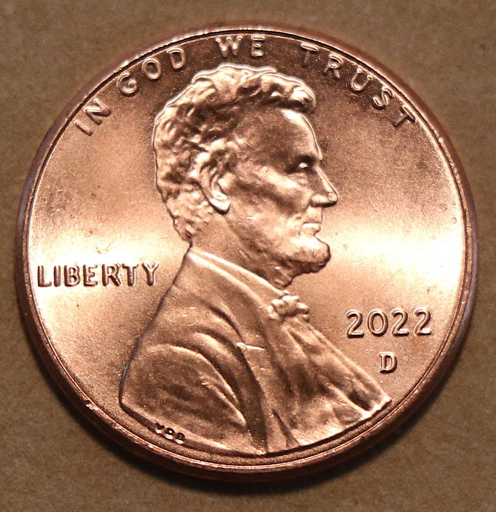 2022 D Lincoln Shield cents  BU