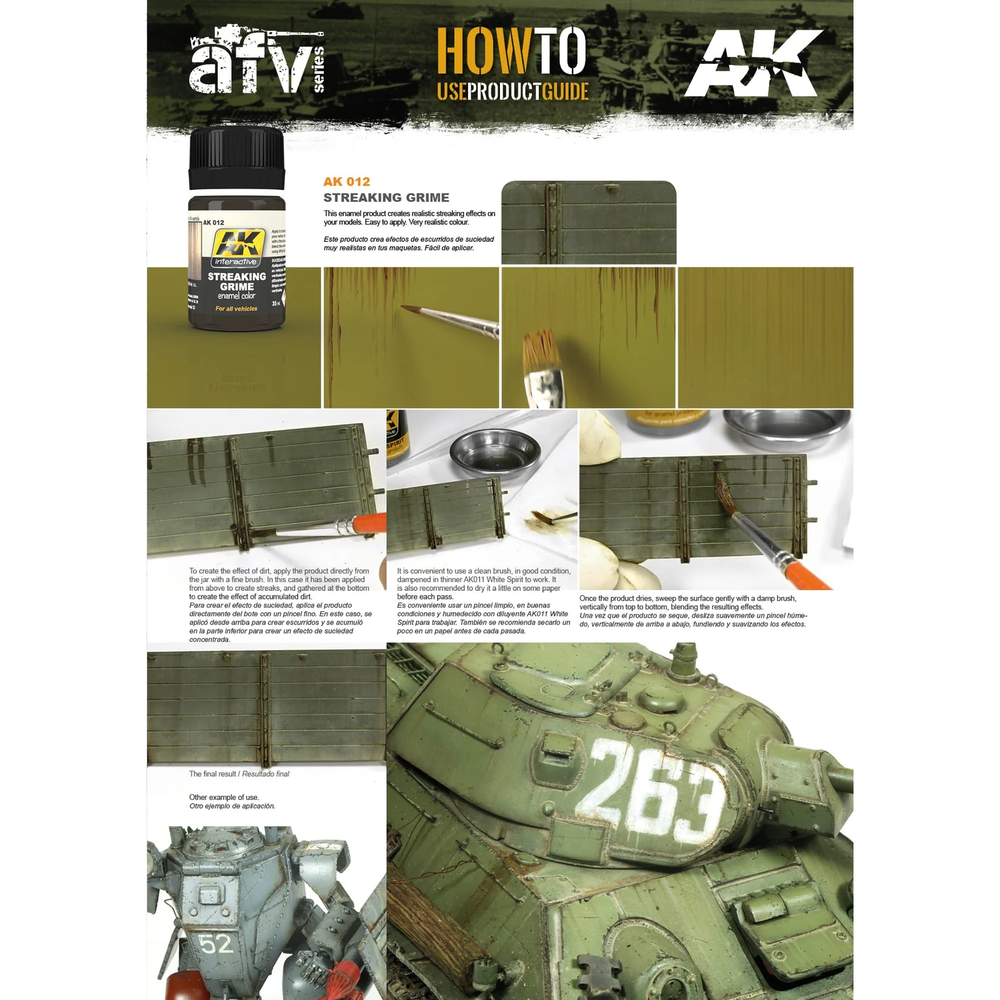 AK Interactive Streaking Grime Enamel Paint 35ml Bottle